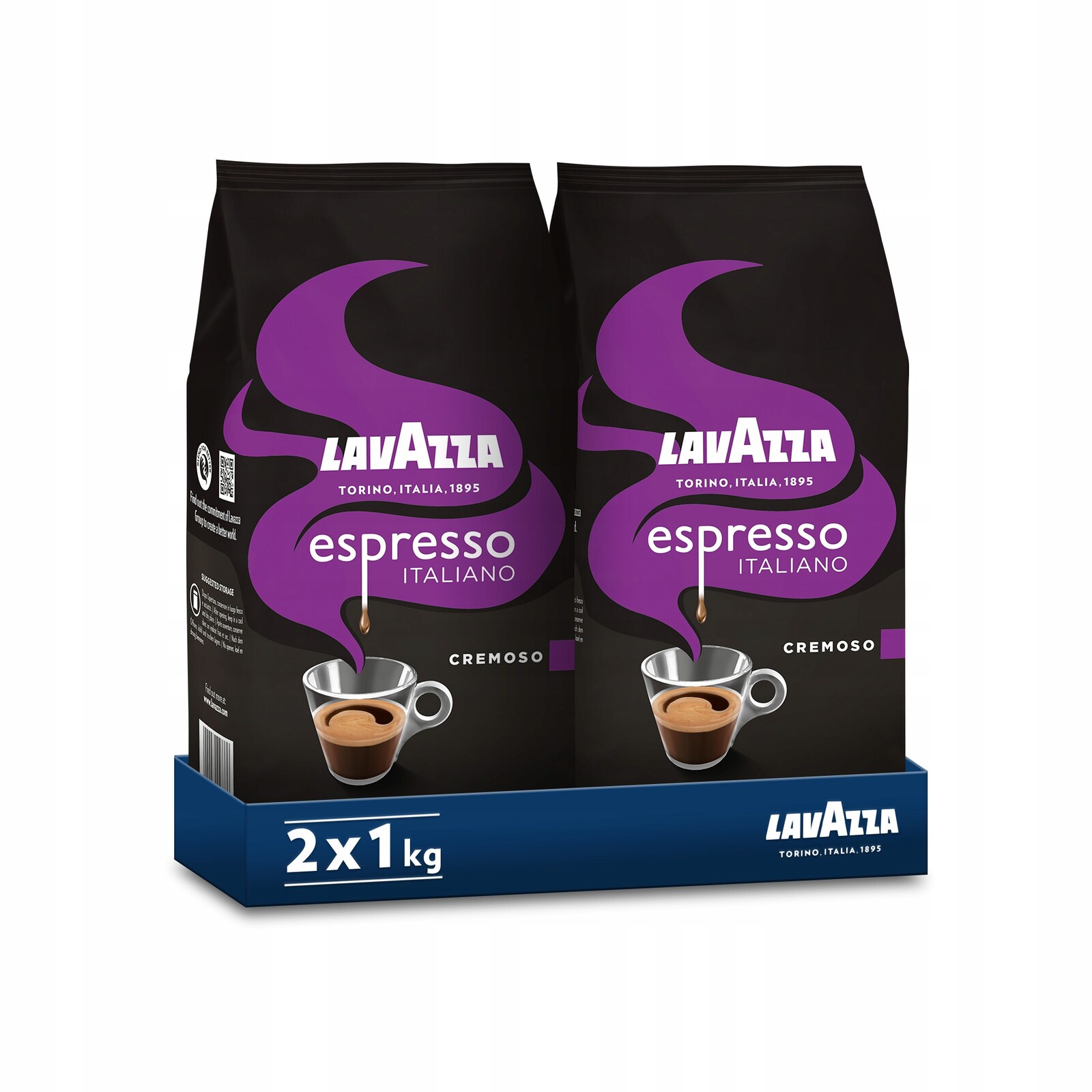 Set Káva zrnková Lavazza Espresso Cremoso 2x1 kg