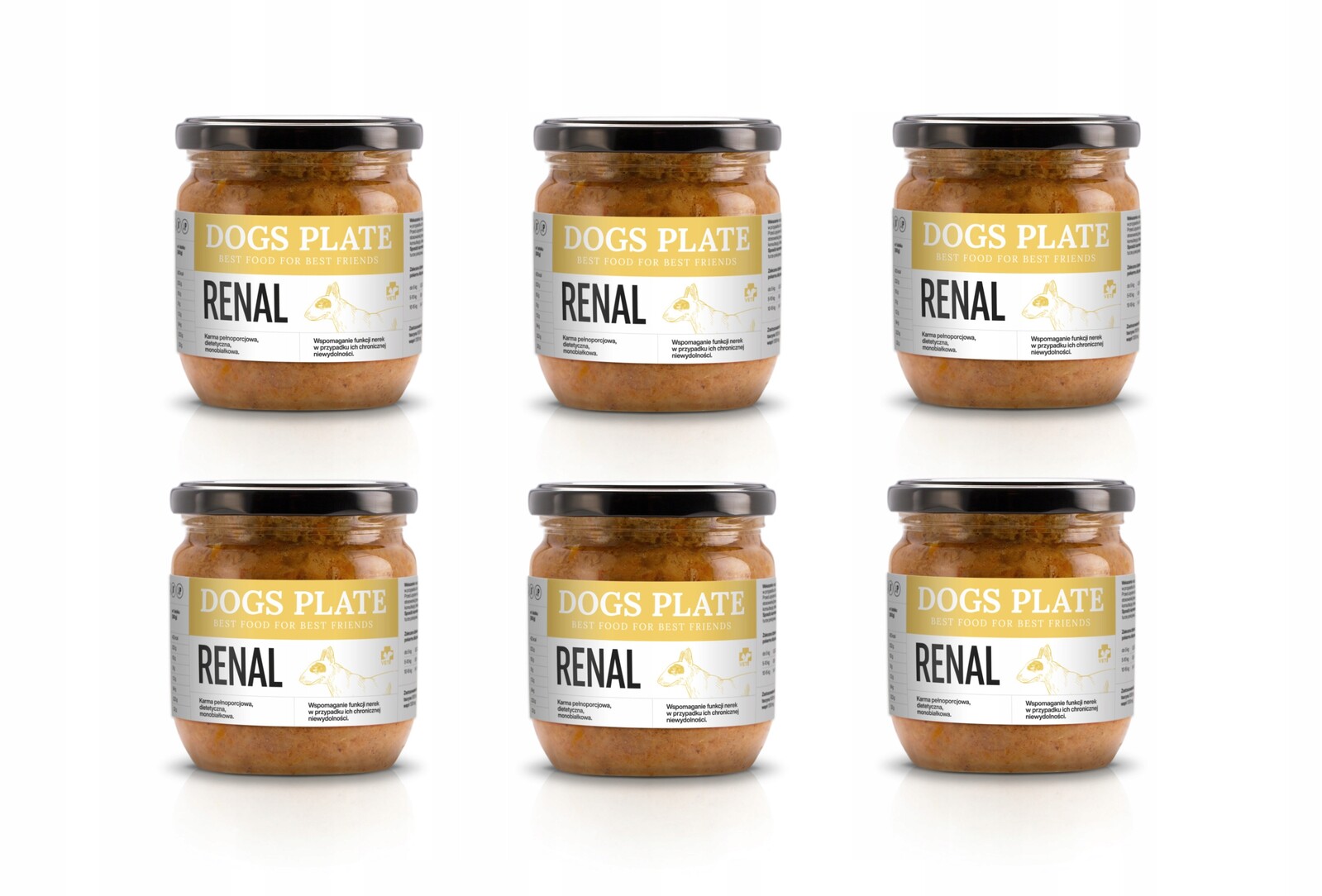 Dogs Plate Vet Renal Pork psi s onemocněním ledvin 6x360g