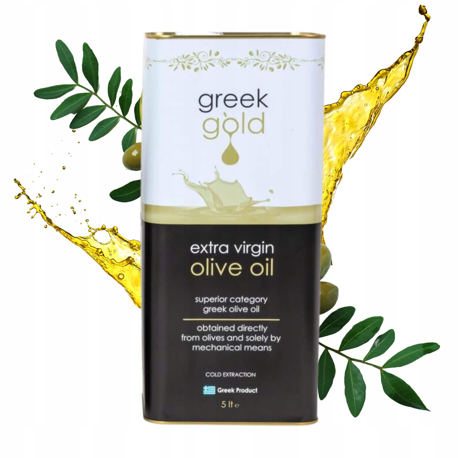 Řecký extra panenský olivový olej Greek Gold 5l