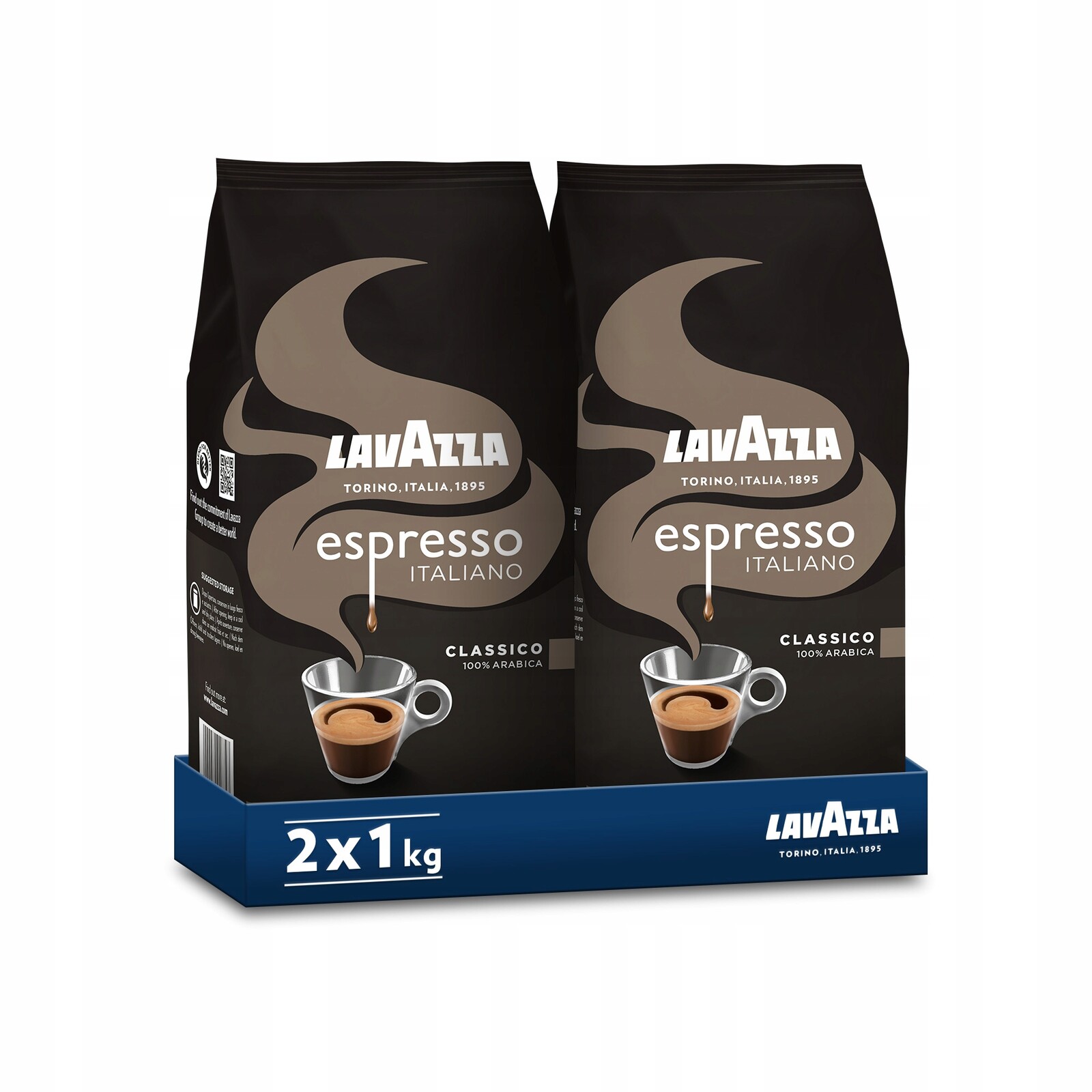 Set Káva zrnková Lavazza Espresso Italiano Classico 2x1 kg