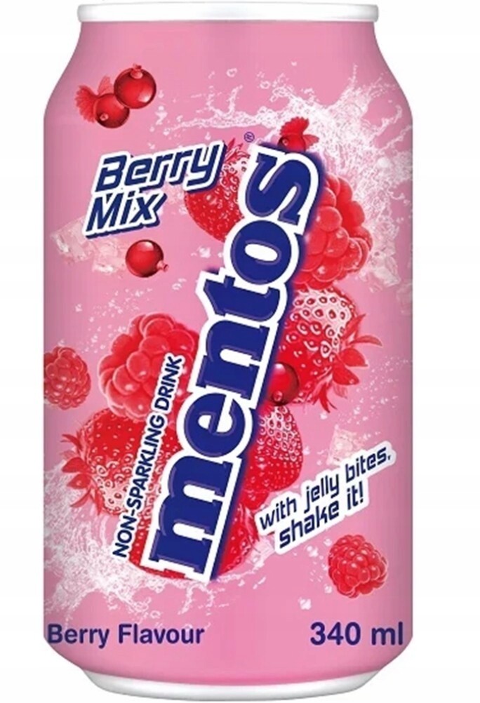 Mentos Berry Drink 340ml x 24 ks
