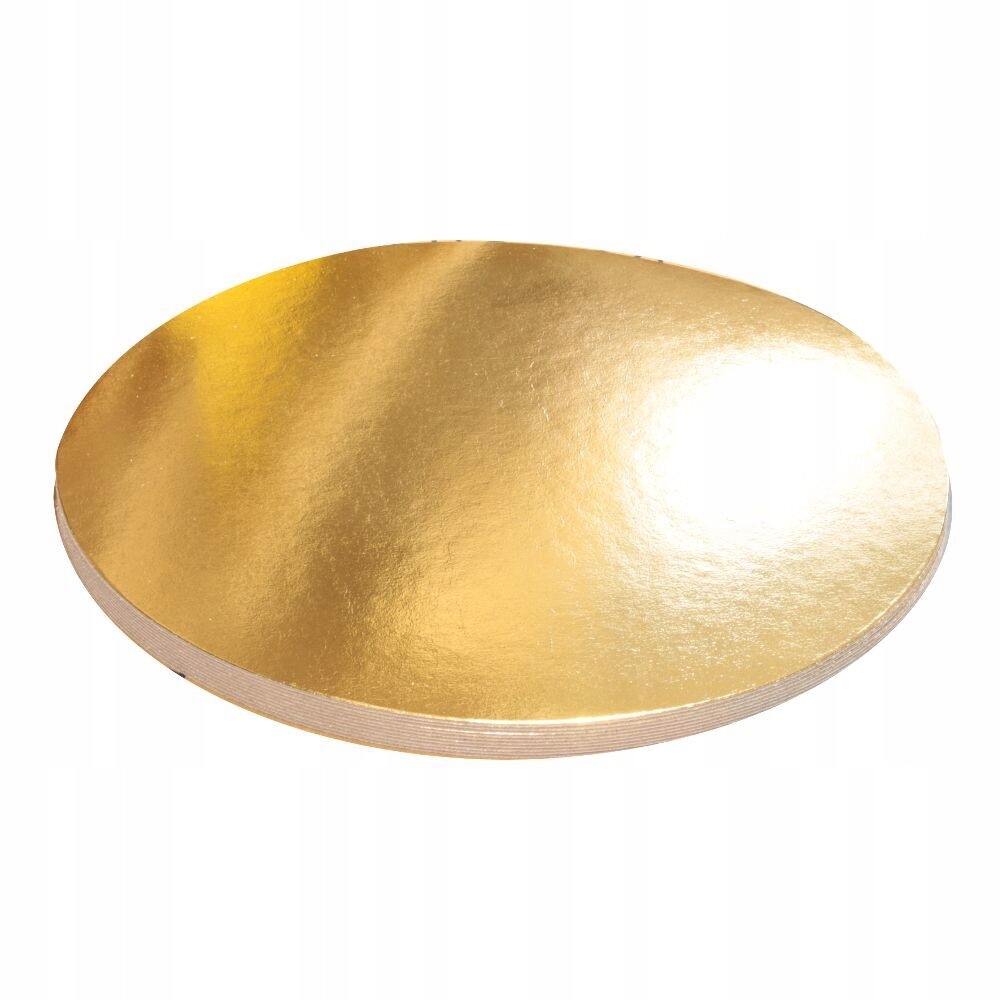 Podložka pod dort 34 cm zlatá 10 Ks