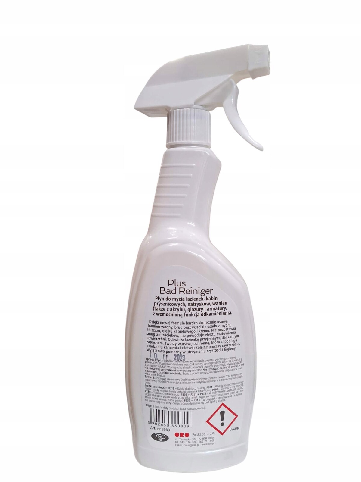 Tekutý přípravek na mytí koupelen a sprchových koutů Plus 7