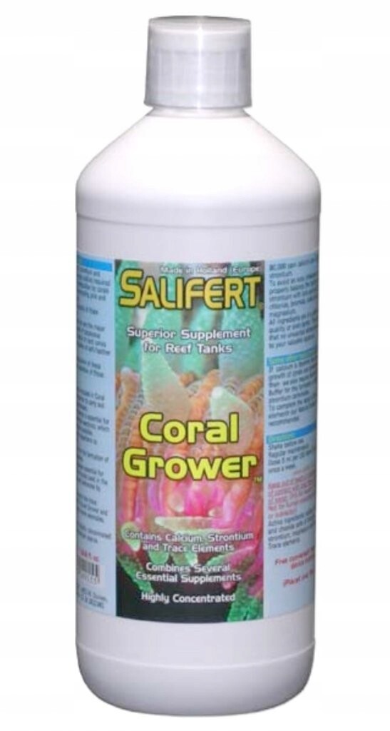 Coral Grower Mikroelementy Vápník Stront Korálů Zvýšení Kondice 250ML