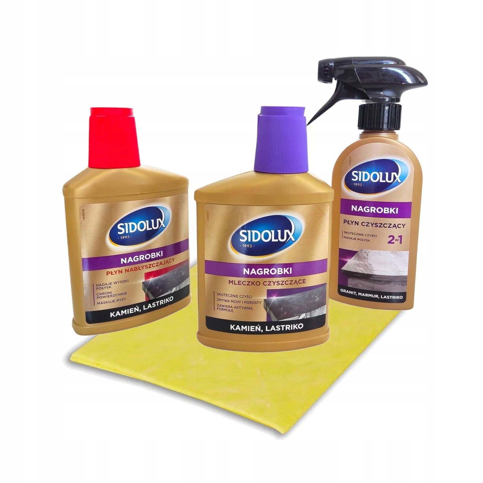Sada Pro Mytí A Leštění Náhrobního Kamene A Ochrany Náhrobků
