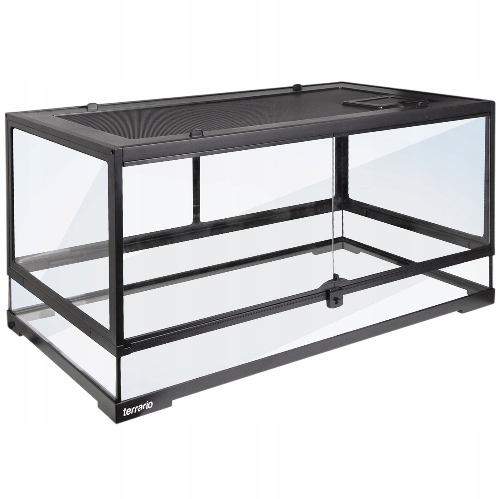 Skleněné Větrané Terárium Pro Pouštní Plazy, Voděodolné Dno 90 X 45 CM