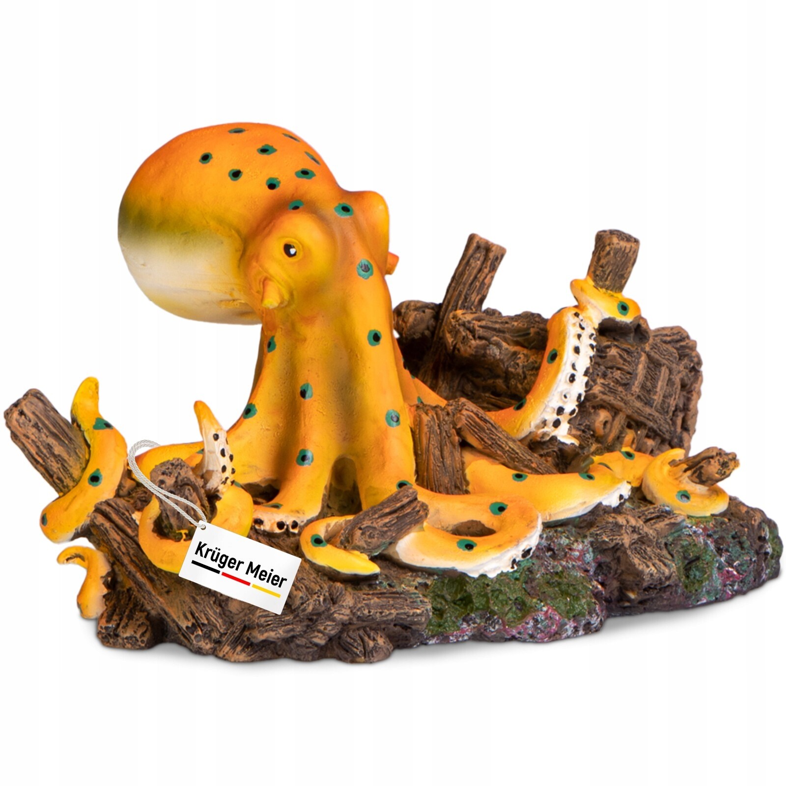 Chobotnice Vrak Lodě Dekorace Pro Sladkovodní Mořské Akvárium 17 CM