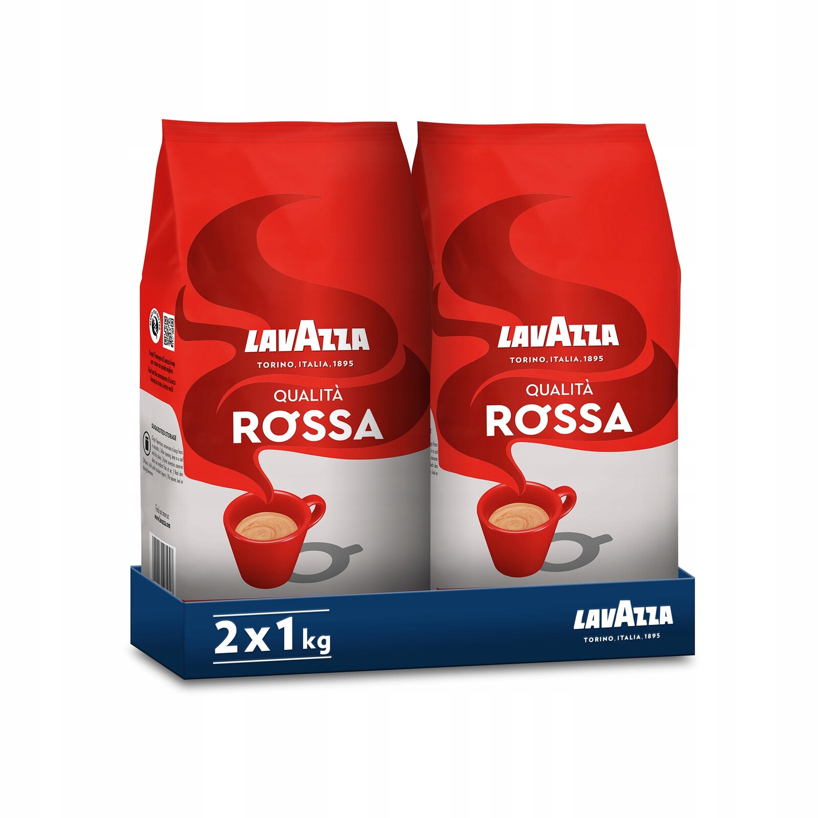 Set Káva zrnková Lavazza Qualita Rossa 2x1 kg