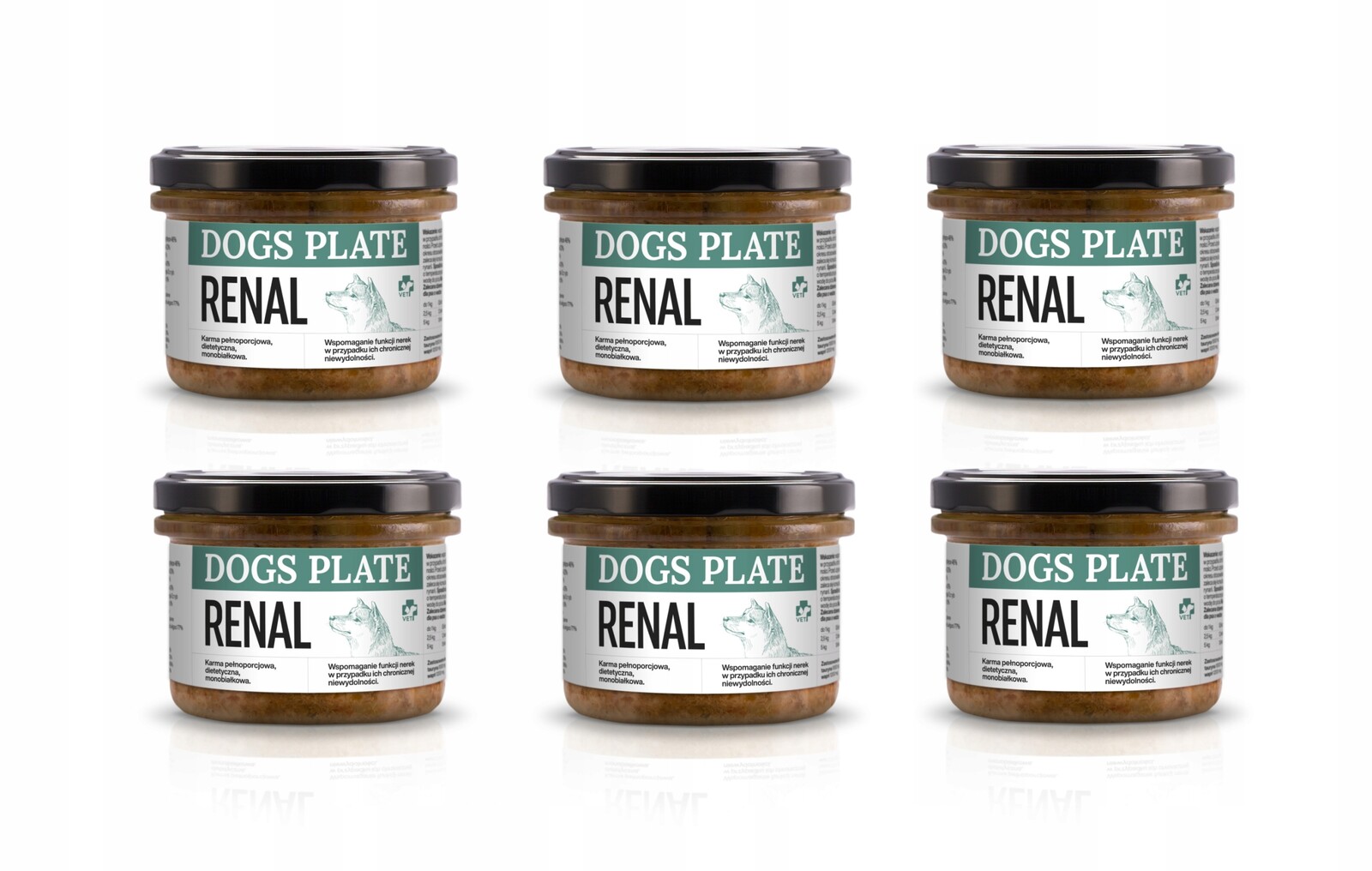 Dogs Plate Vet Renal Lamb jehněčí maso 6x180 g