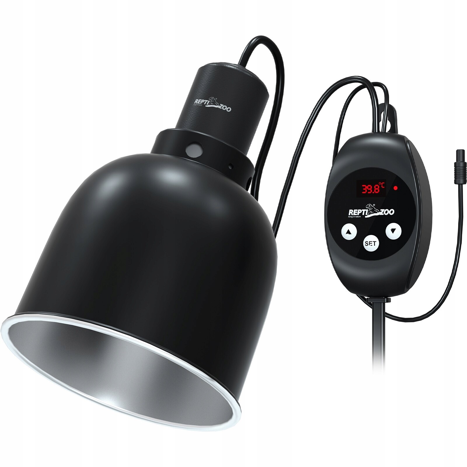 Lampa Do Terária S Termostatem Topná Objímka E27 Dimming Sonda