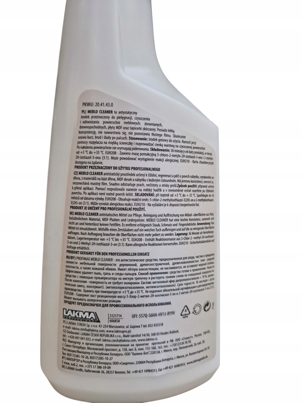 Prostředek pro péči o nábytek Meblo cleaner 400 ml
