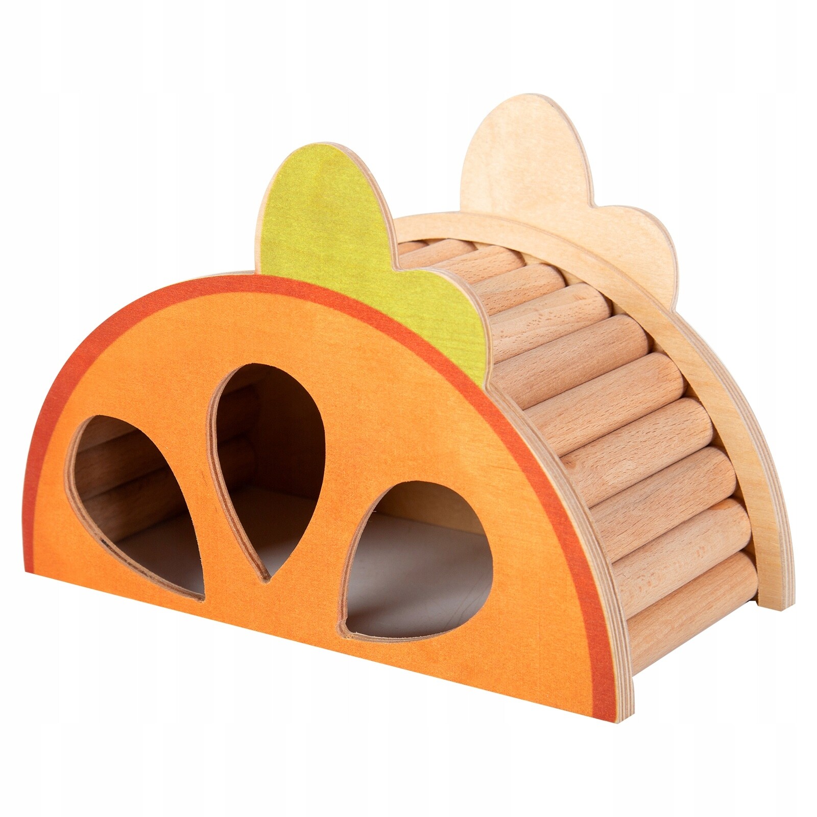 Dřevěný Lezecký Domeček Pro Hlodavce Křečka Ježka Krysy, Ozdobný 26X11X1
