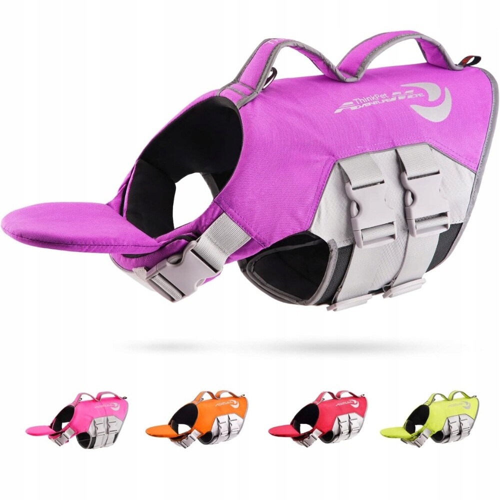 ThinkPet Záchranná vesta pro psa XL – růžová, reflexní a odolná
