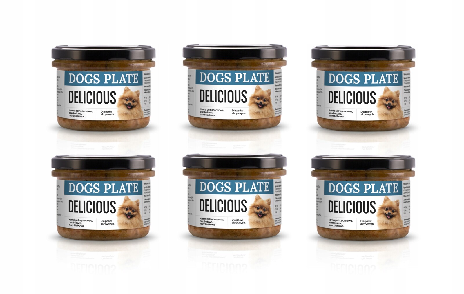 Dogs Plate Delicious – kachna pro citlivé osoby 6x180 g