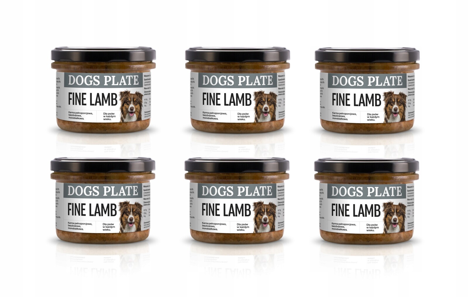 Dogs Plate Fine Lamb krmivo s jehněčím masem 6x180 g