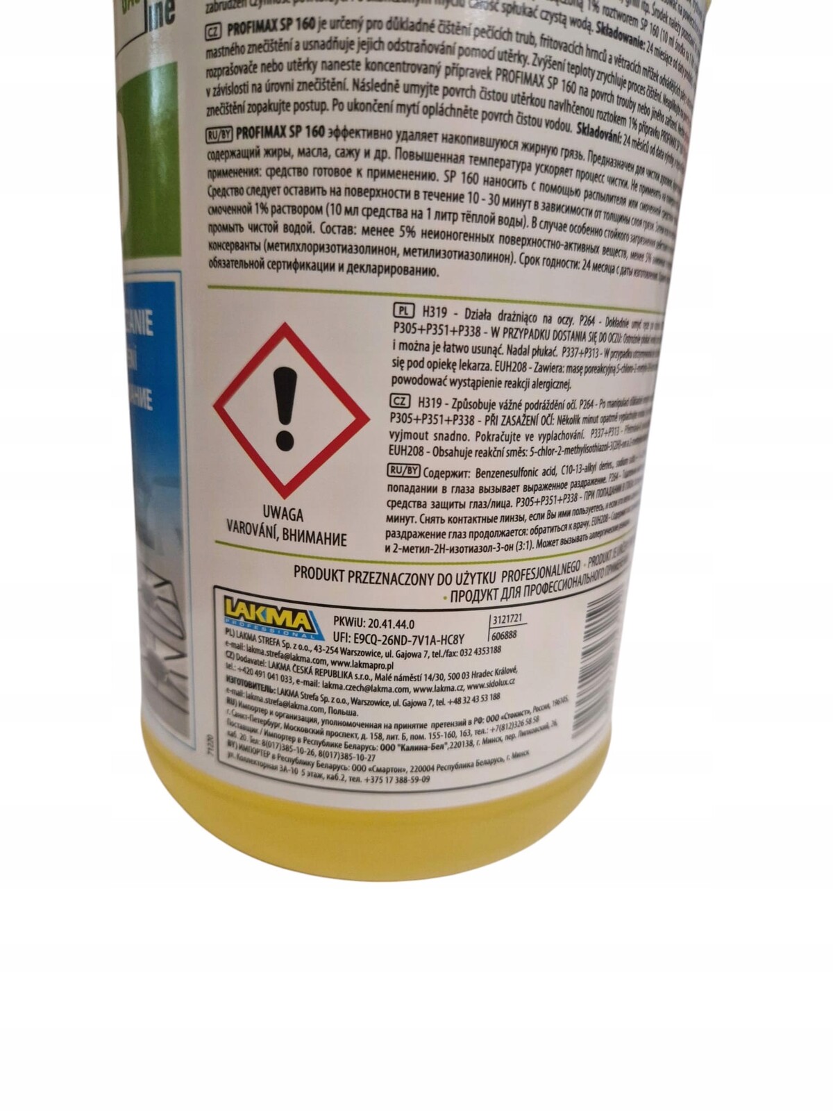 Lakma SP160 pro odmašťování zařízení 1L 1 Ks