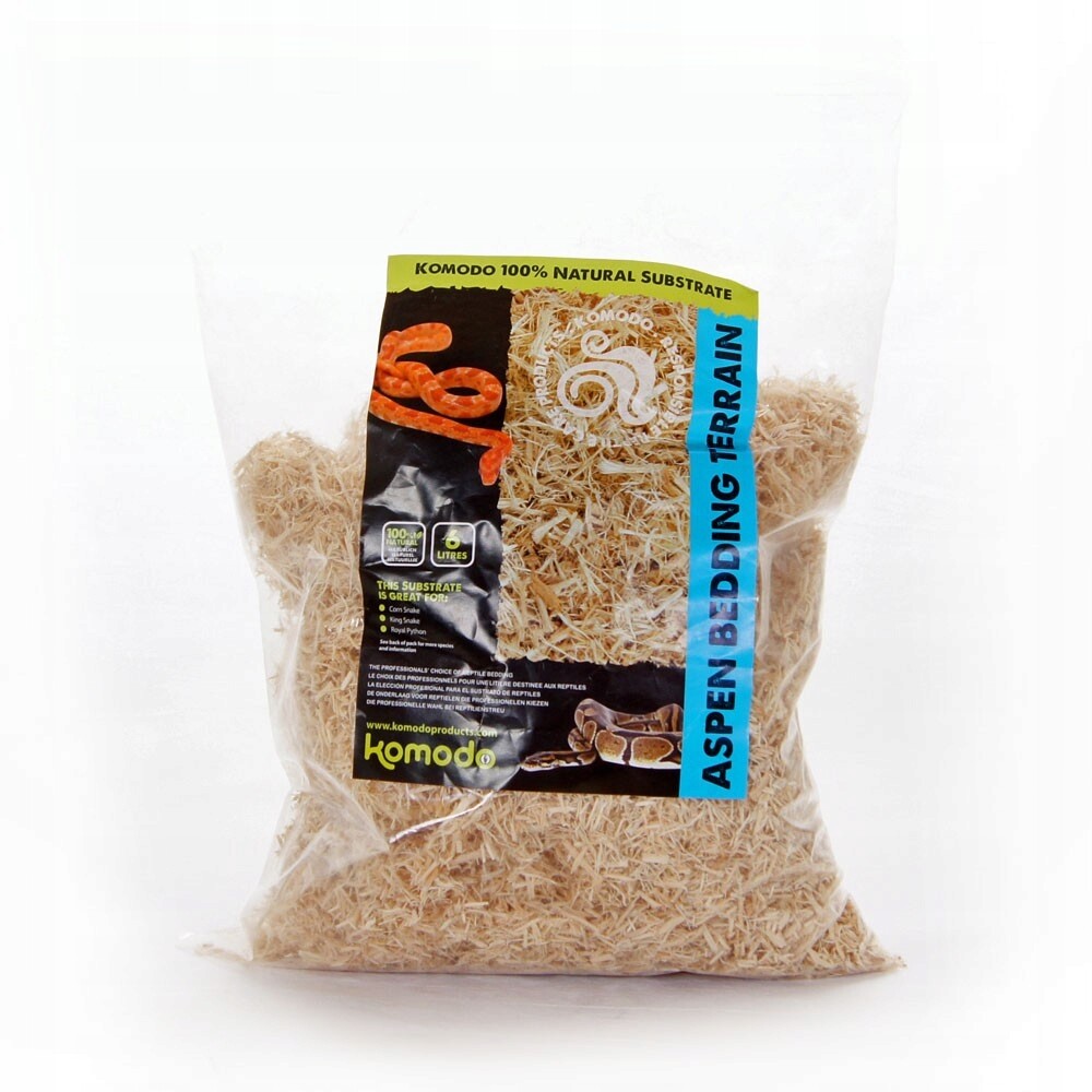 Substrát Podestýlka Z Topolového Vlákna Do Terária Pro Hady, Plazy, Kopání, Savost 12 L