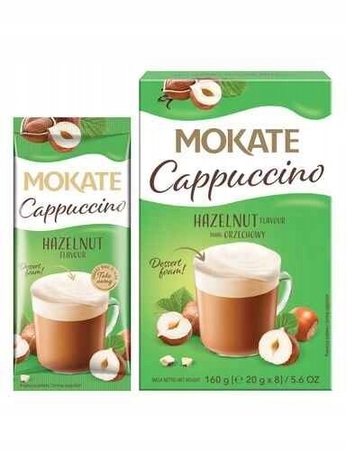 8 x Mokate Cappuccino s oříškovou příchutí 160 g
