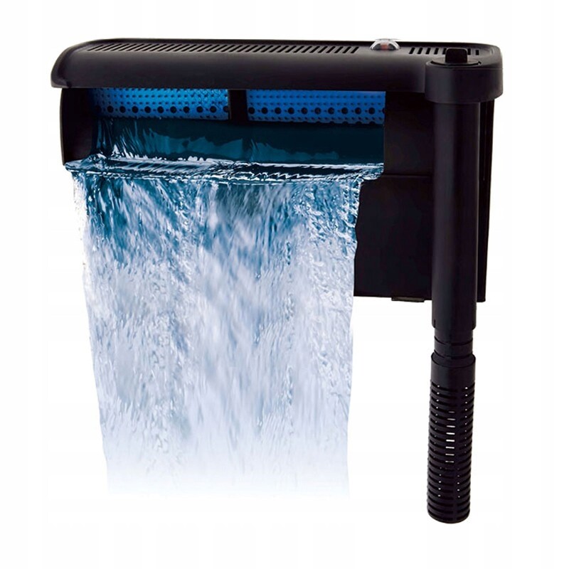 Kaskádový Filtr Pro Akvárium 152-288 L 1000 L/h 3-STUPŇOVÁ Regulace