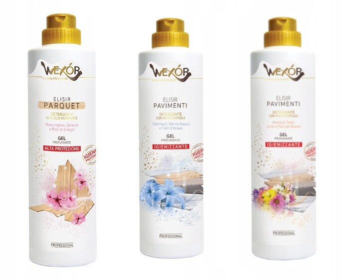 Sada Wexor Tekutý přípravek na podlahy 750 ml x3