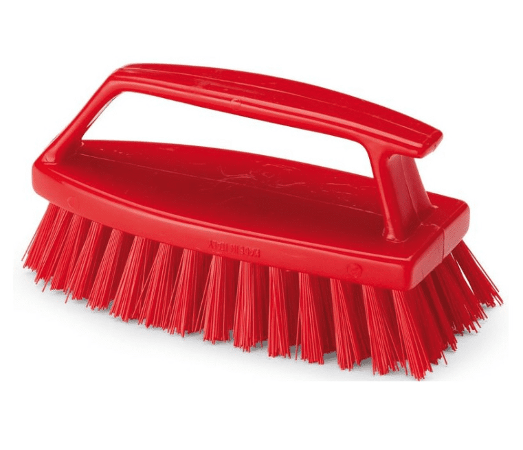 Kartáč ruční rýžový medium červený 15,5 cm