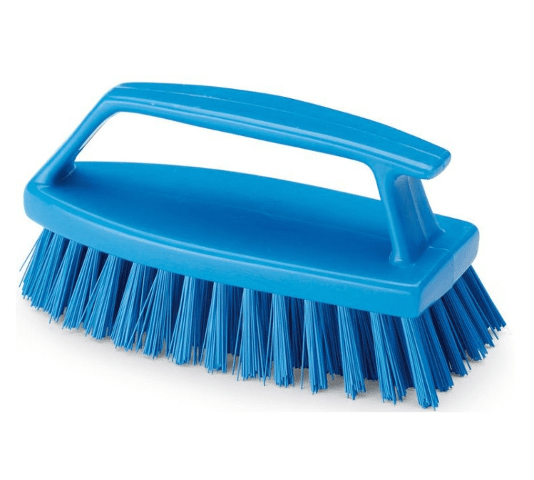 Kartáč ruční rýžový medium modrý 15,5 cm