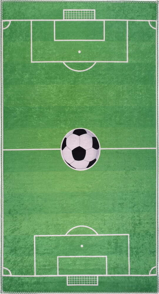 Zelený pratelný dětský hrací koberec 80x120 cm Soccer Time – Vitaus