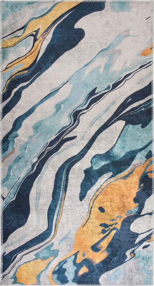 Žlutý/modrý pratelný koberec 120x180 cm Colors of Joy – Vitaus