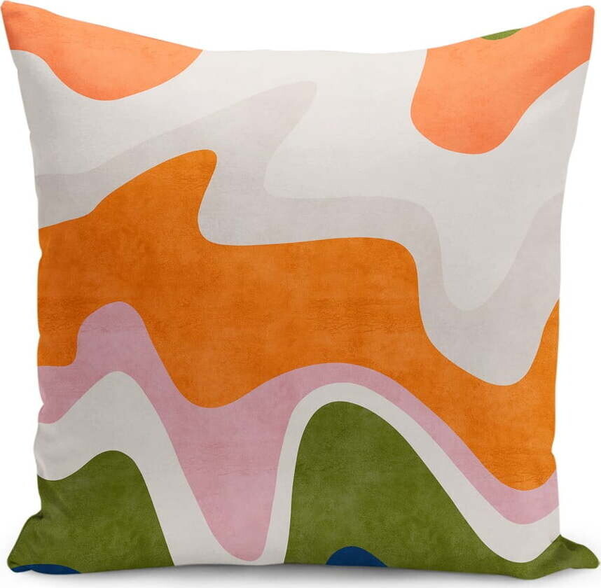 Povlak na polštář 43x43 cm Squiggly Orange – Mila Home