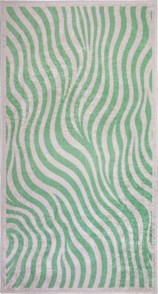 Zelený pratelný běhoun 80x200 cm Green Zebra – Vitaus