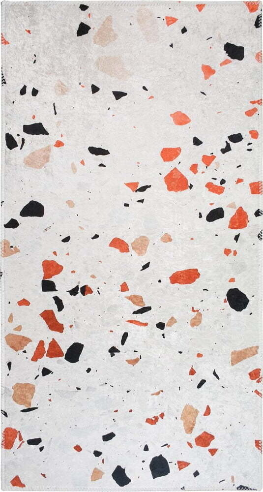 Oranžový/slonovinový pratelný koberec 60x100 cm Italian Stone – Vitaus