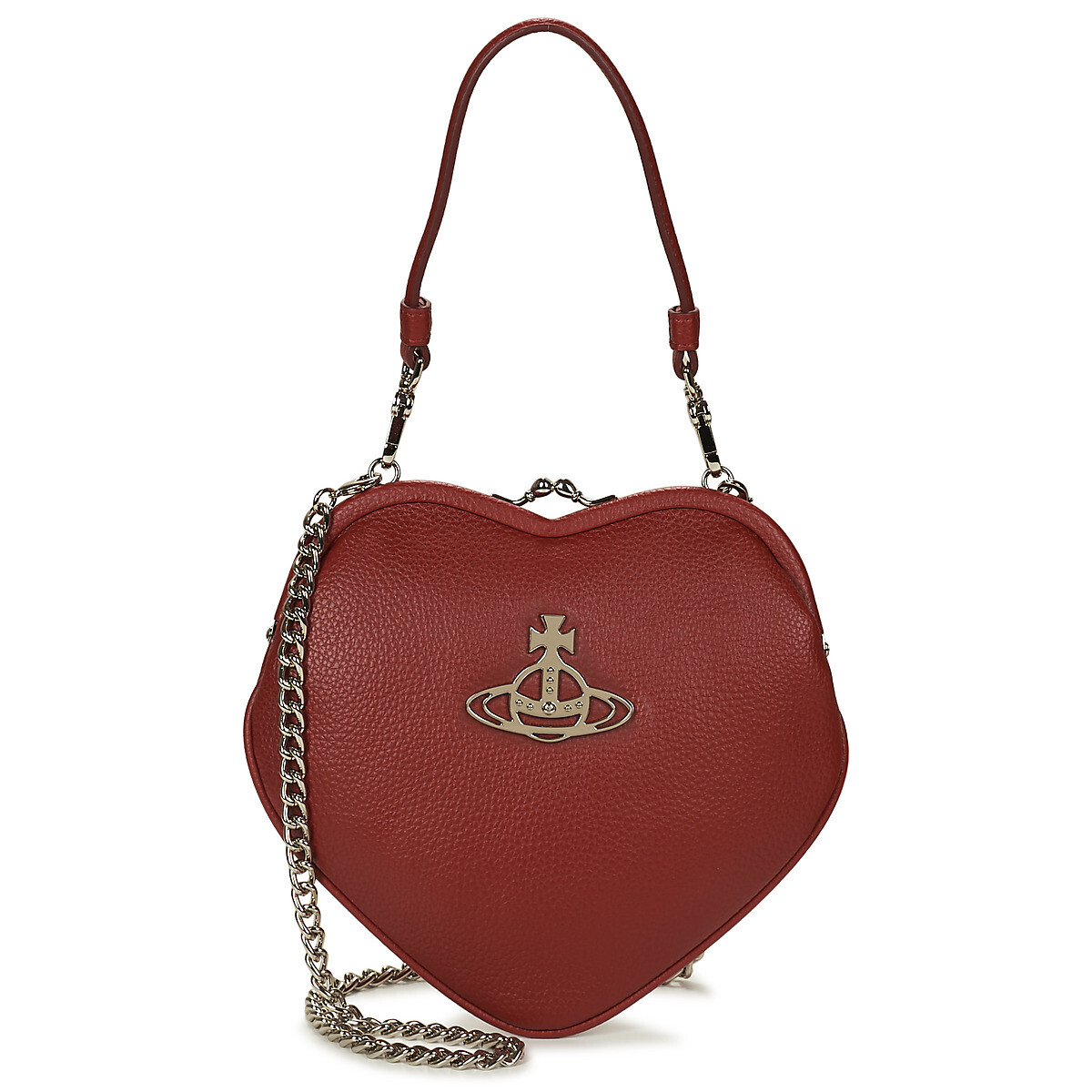 Vivienne Westwood  BELLE HEART FRAME PURSE  Červená