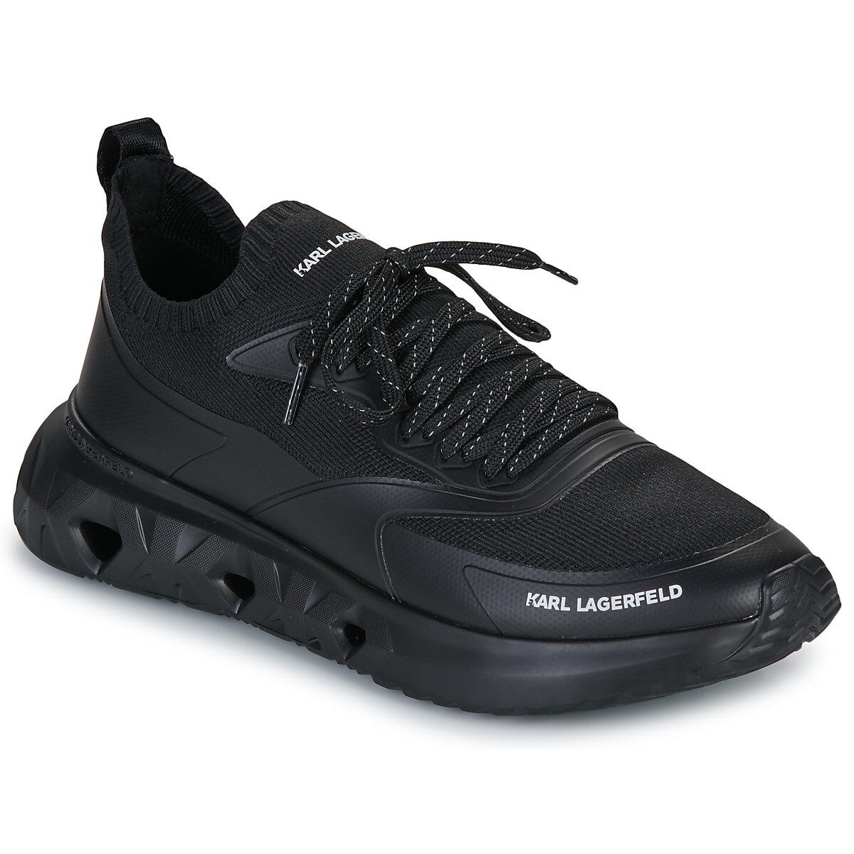 Karl Lagerfeld  K/KITE RUN Knit Sock Lo  Černá