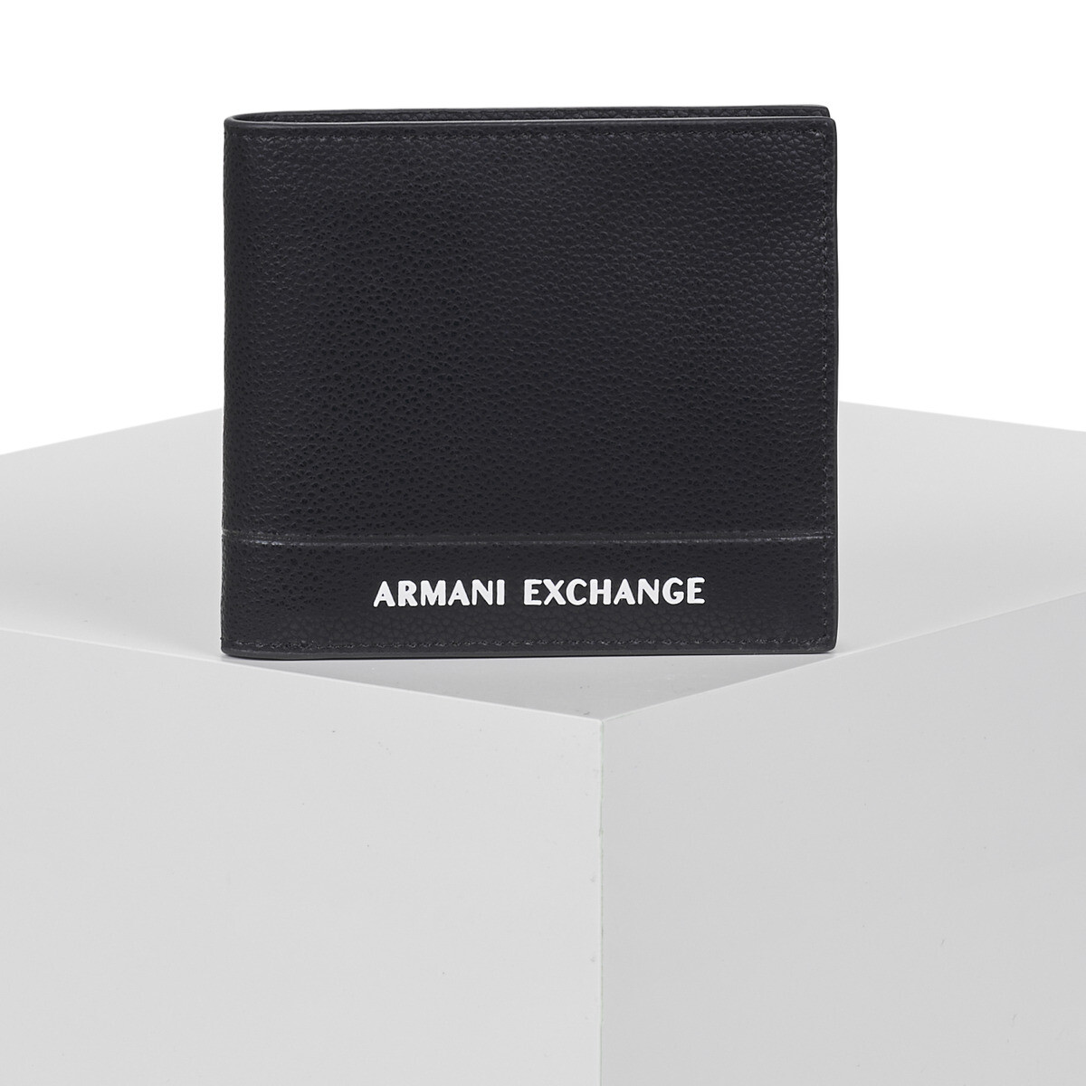 Armani Exchange  PASCAL BIFOLD COIN POCKET  Černá