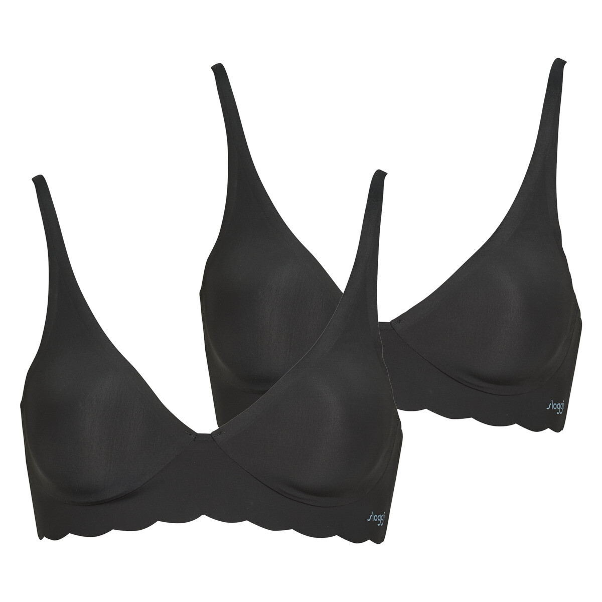 Sloggi   ZERO Microfibre 2.0 Soft Bra PACK DE 2  Černá
