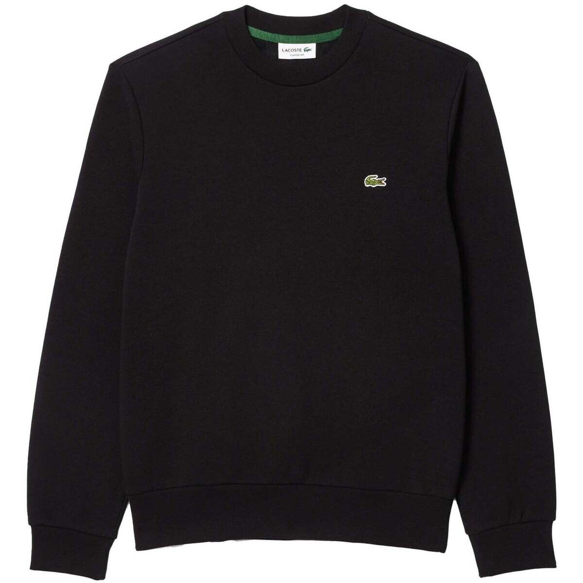 Lacoste  Fleece Crew Sweatshirt Black  Černá