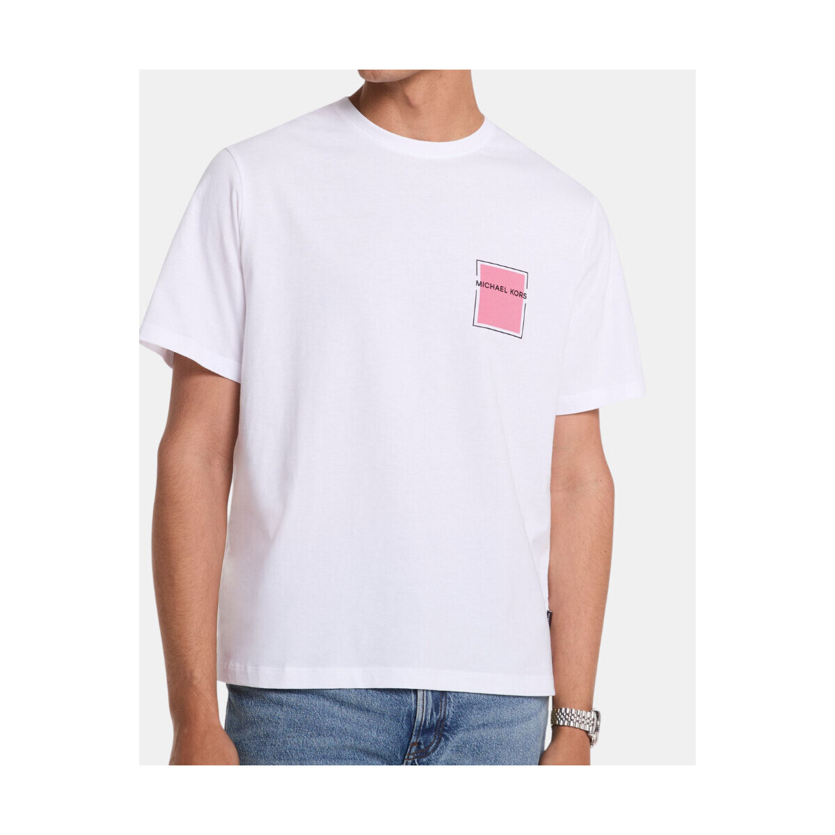 MICHAEL Michael Kors  CS552MZFV4 MK MODERN TEE  Bílá