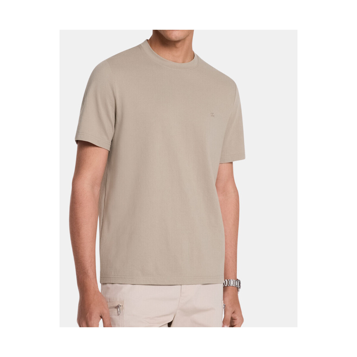MICHAEL Michael Kors  CR451V9HFK SLEEK PIQUE SS TEE  Béžová