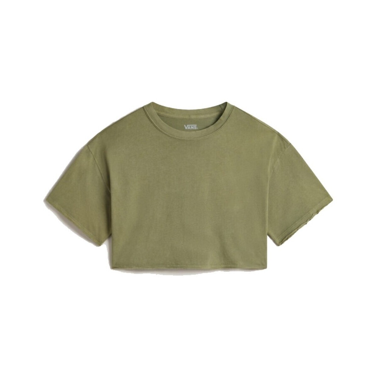 Vans  RELAXED CROP WASH SS T  Zelená
