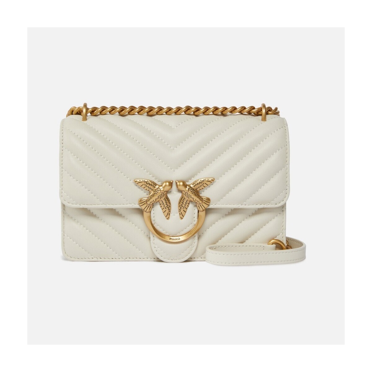 Pinko  LOVE MINI ICON WALLET  Bílá