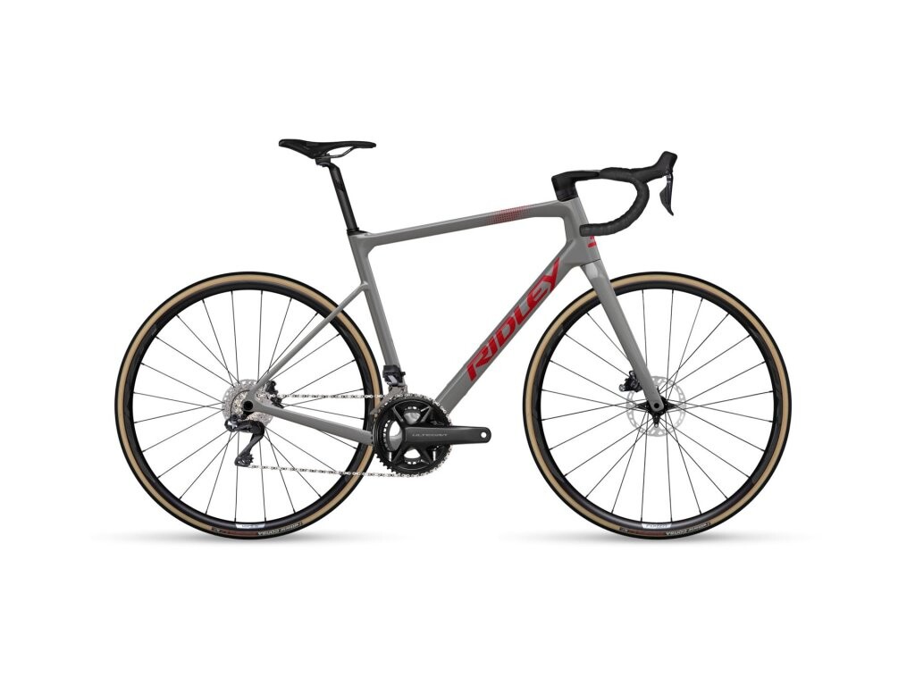 Gravel kolo Ridley Grifn 105 Di2 Barva: Battleship Grey Candy Red Metallic, Velikost: XS