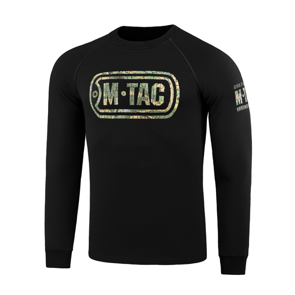 Mikina M-Tac Logo Raglan - černá, S