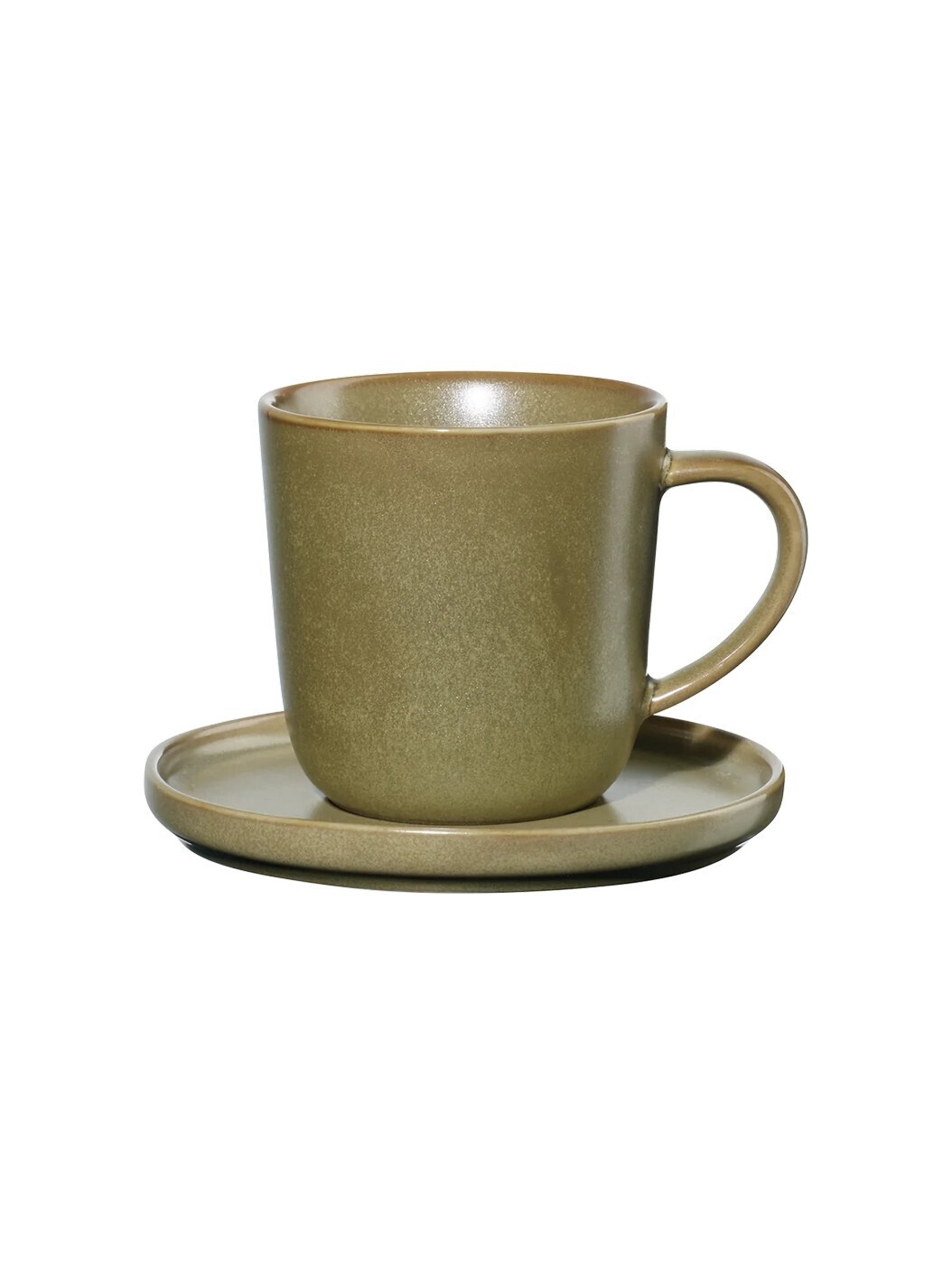 Šálek na espresso s podšálkem 80 ml MISO COPPA ASA Selection - zelený