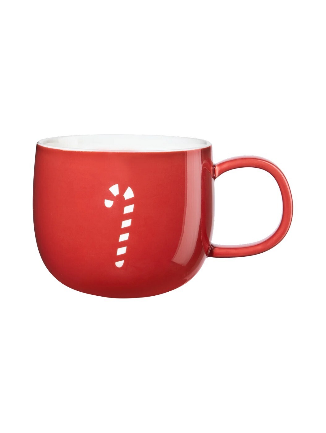 Porcelánový hrnek s uchem 400 ml JOY SUGAR CANE ASA Selection - červený