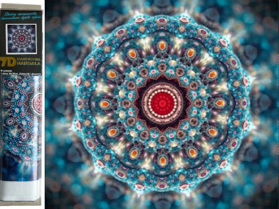 Norimpex Diamantový obrázek 7D - Mystická mandala - 30 x 30 cm - 1006562