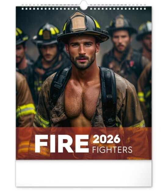 Presco group Nástěnný kalendář 2026 - Dreamy Firefighters - PGN-35648-L - Presco group   20