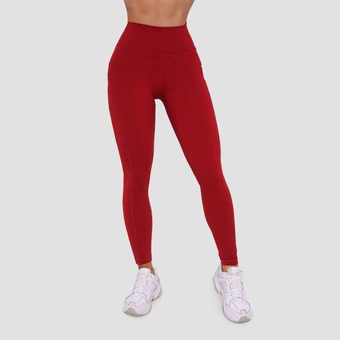 GymBeam Dámské legíny Ignite Dark Red