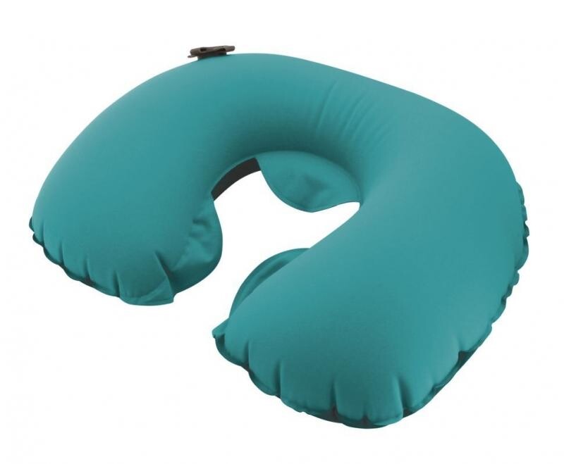 TravelSafe nafukovací podhlavník Inflatable Pillow turquoise