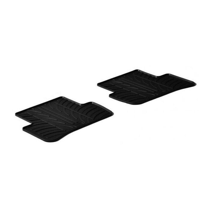 Gumové autokoberce Gledring Mercedes C-Class W204 2007-2014 (zadní)