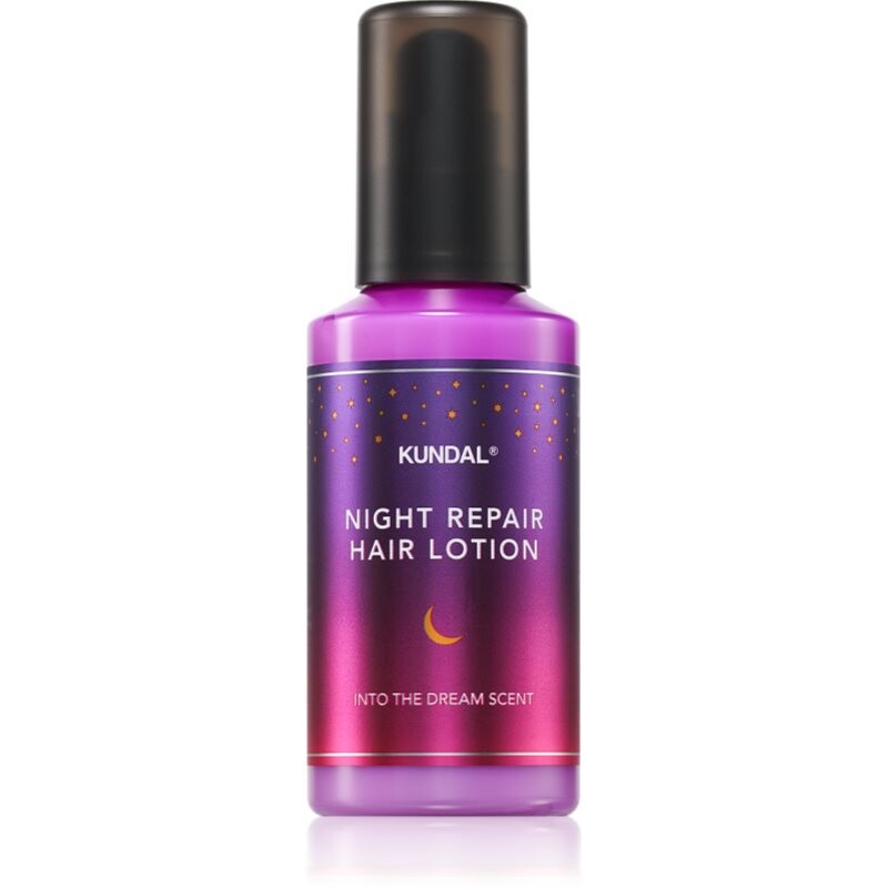 KUNDAL Night Repair Hair Lotion noční hydratační péče na vlasy s vůní Into The Dream 100 ml